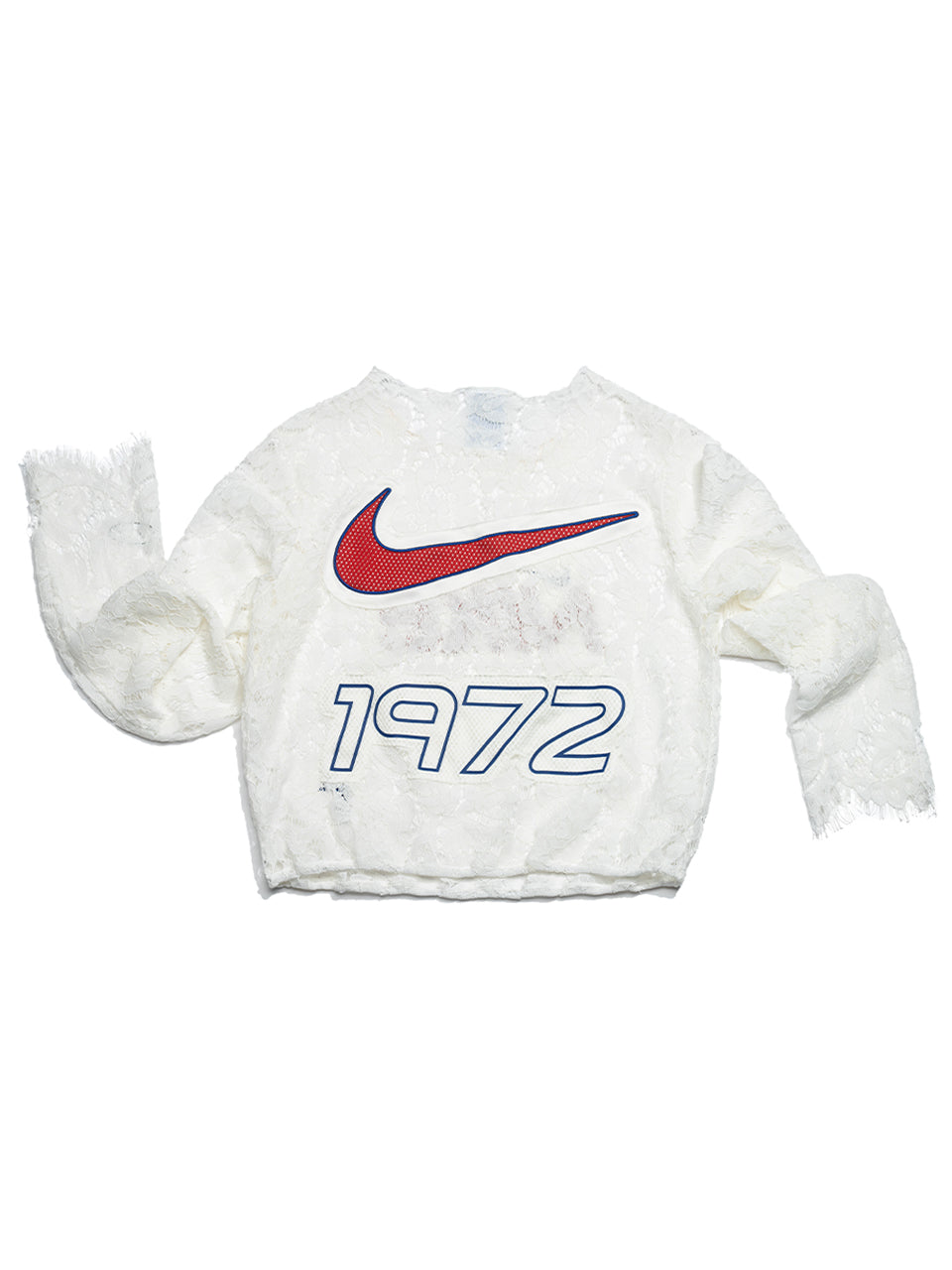 Nike Full Lace Cropped Remake Long Sleeve Top