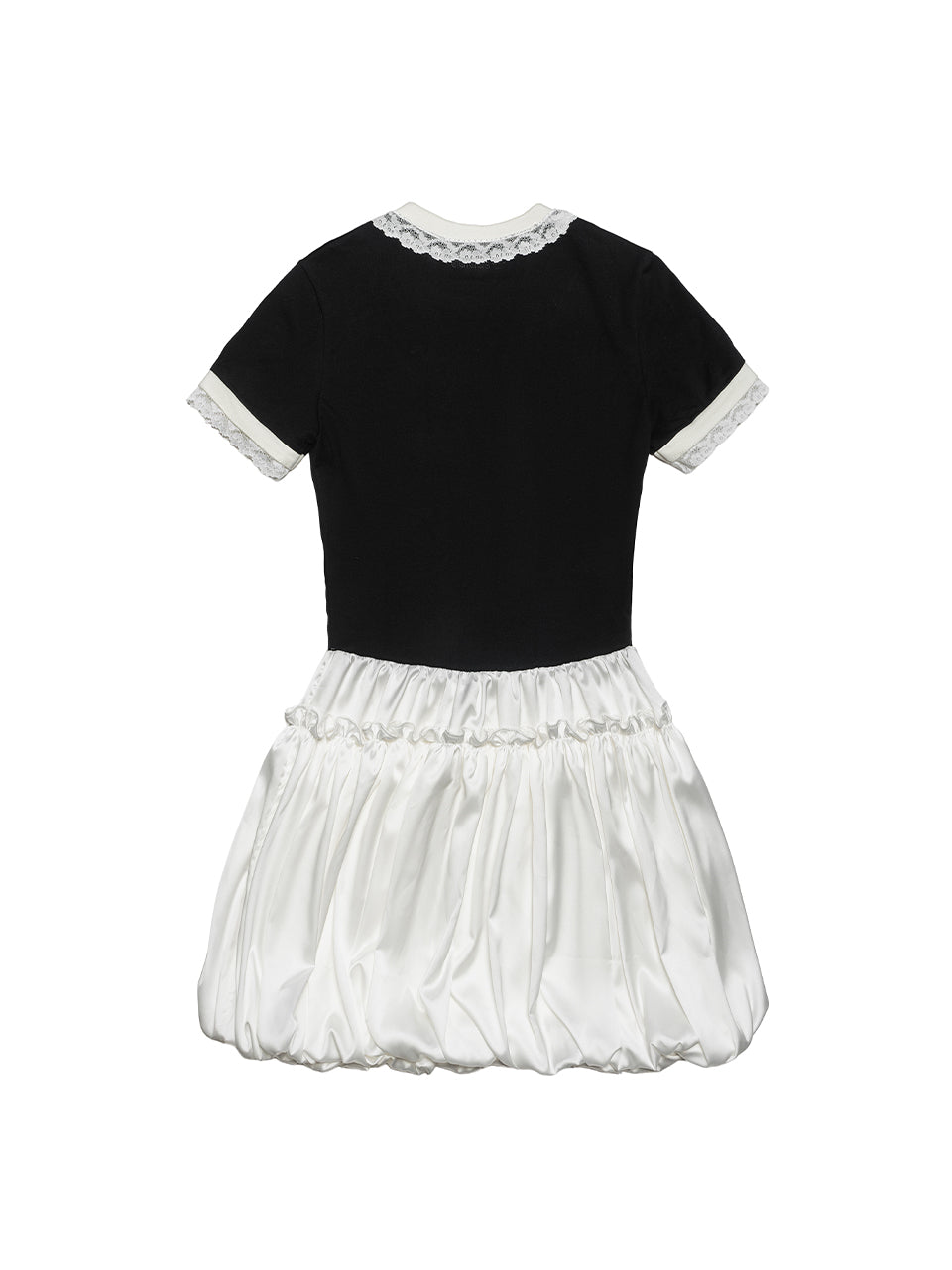 Adidas Lace Collar Bubble Hem Remake Mini Dress