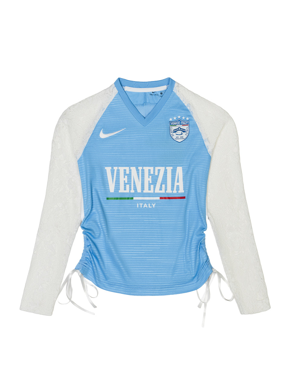 Venezia Lace Sleeve Remake Jersey Top