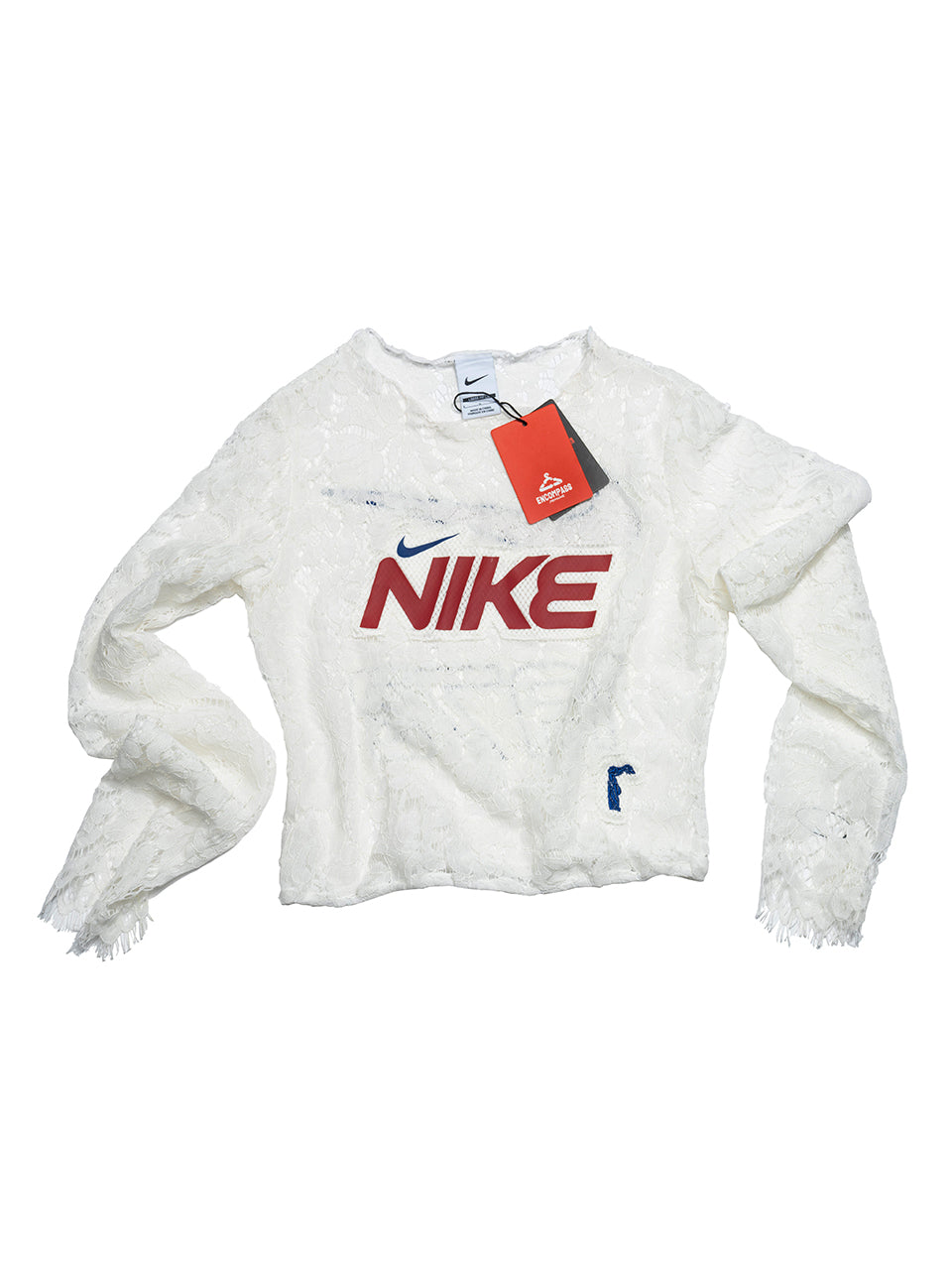 Nike Full Lace Cropped Remake Long Sleeve Top