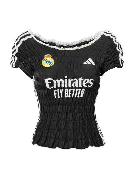 Real Madrid Smocked Remake Jersey Top