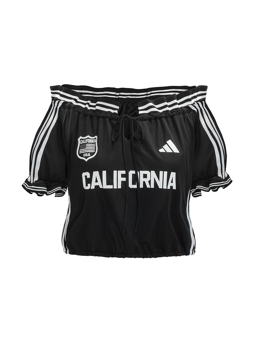 California Off-Shoulder Remake Jersey Top