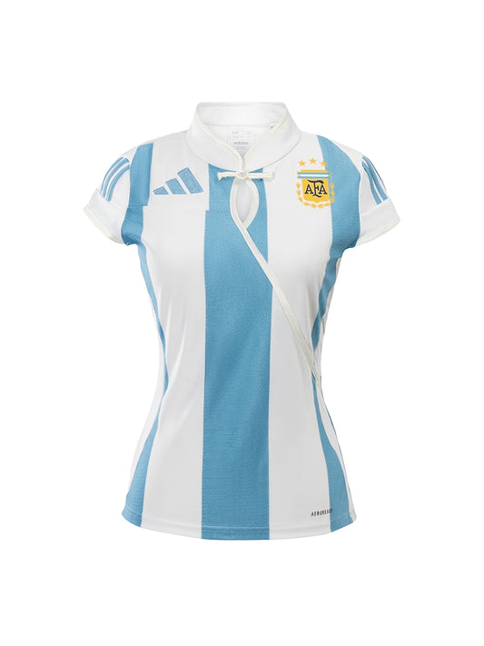 Argentina Cheongsam Style Remake Jersey Top