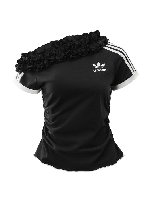 Adidas Ruffle Off-Shoulder Ballet Remake Top